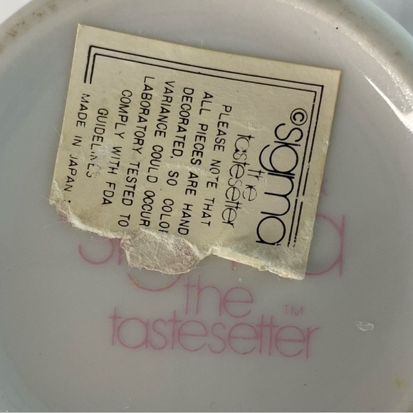 VTG Sigma The Tastesetter Pink Flowers Jam Jar with lid Made In Japan - Picture 5 of 8